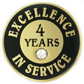 Excellence In Service Pin - 4 years